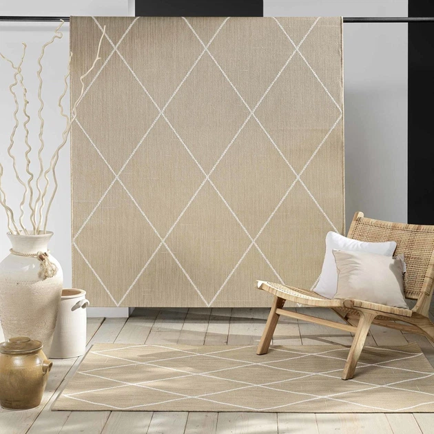 Килим Douceur d'intérieur Damira на балкон Коричневий 120 x 170 см (3574387413779) - зображення 3