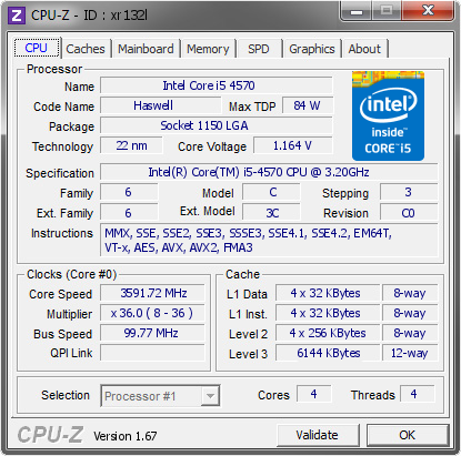 Процессор Intel Core I5-4570 s1150 Б/У - Фото 3 Процессор Intel Core I5-4570 s1150 Б/У - изображение 3