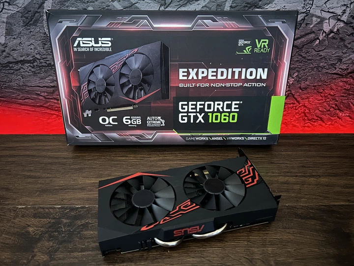 Видеокарта GTX 1060 6GB Asus Expedition OC GDDR5 (EX-GTX1060-6G) Б