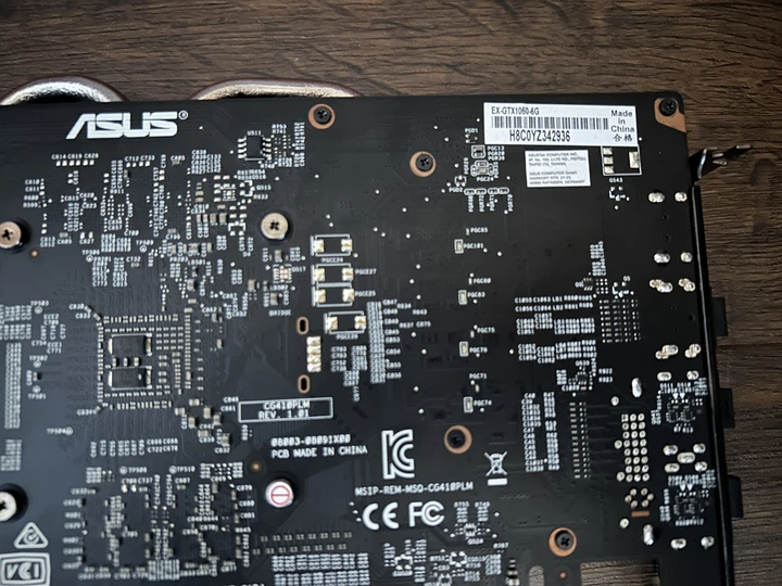 Видеокарта GTX 1060 6GB Asus Expedition OC GDDR5 (EX-GTX1060-6G) Б