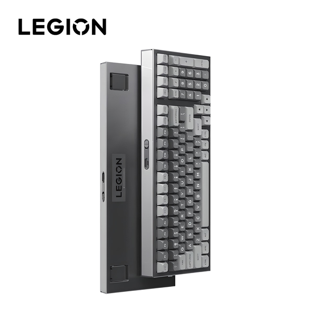 Клавіатура Lenovo LEGION K7 із комбінованим підключенням через кабель. USB2.4G, Bluetooth, з підсвічуванням, GR - зображення 3
