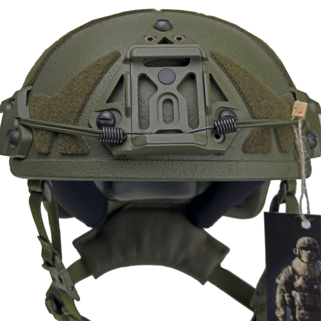 Тактичний шолом Sestan-Busch Helmet BK-ACH-HC. Олива. Розмір M. - зображення 2