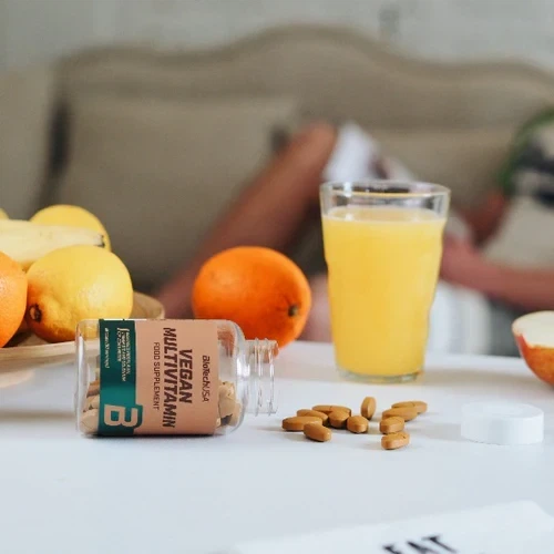 Вітамінно-мінеральний комплекс для спорту BioTechUSA Vegan Multivitamin 60tabs веганські мультивітаміни - зображення 2