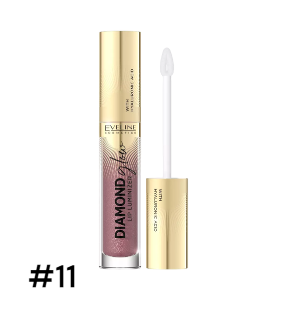Блиск для губ EVELINE Top coat "Diamond Glow lip luminizer" 11 4.5 мл. 9784 - Фото 1 Блиск для губ EVELINE Top coat "Diamond Glow lip luminizer" 11 4.5 мл. 9784 - изображение 1