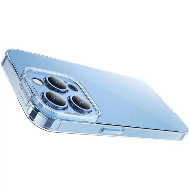 Силиконовый чехол для iPhone 14 Pro Baseus Simple Series прозрачный (ARAJ000702) - Фото 5 Силиконовый чехол для iPhone 14 Pro Baseus Simple Series прозрачный (ARAJ000702) - изображение 5