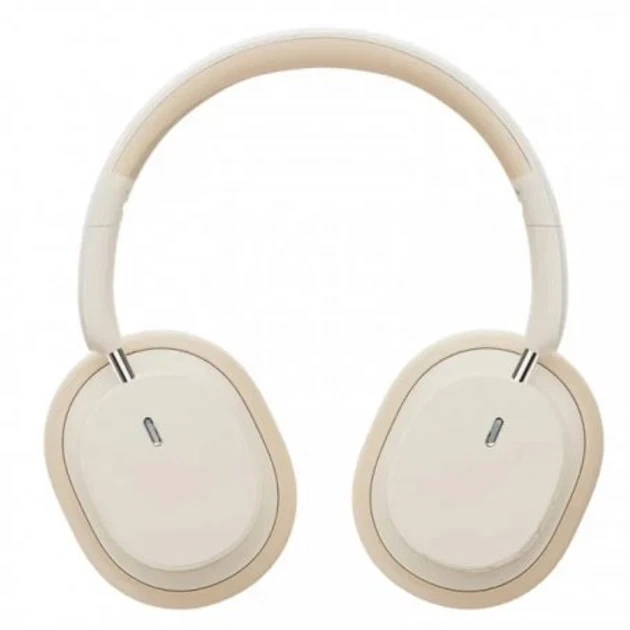 Беспроводные накладные Bluetooth наушники Baseus Bowie D05 Creamy white (NGTD020202) - изображение 3
