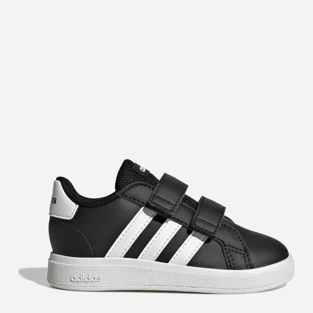 Дитячі кеди для хлопчика adidas Grand Court 2.0 CF GW6523 22 Чорні (4065426050745) - зображення 1