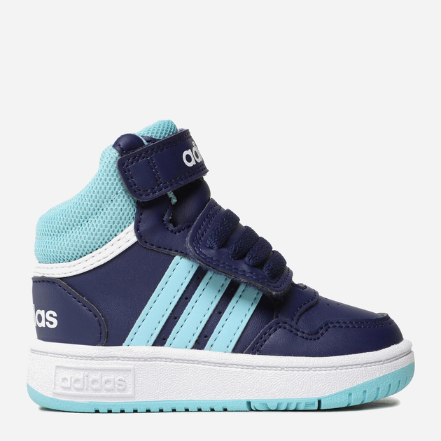 Дитячі кеди для хлопчика adidas Hoops Mid 3.0 AC I IF5314 27 Сині (4066756636869) - зображення 1