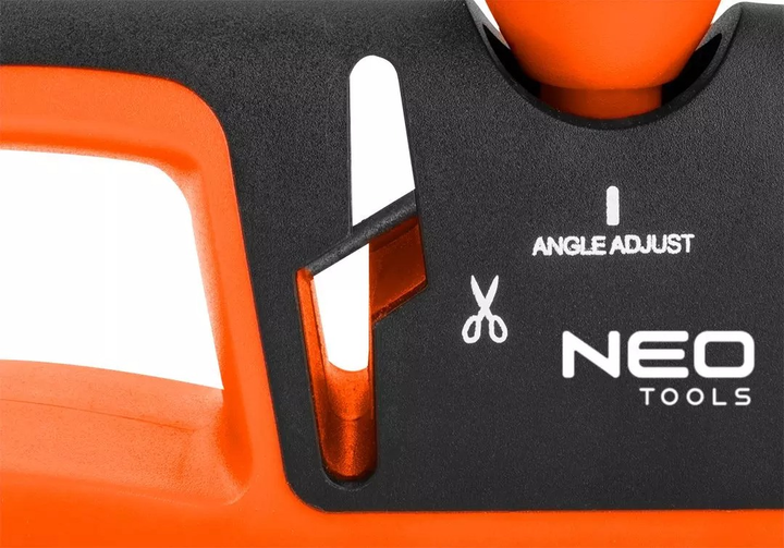 Точилка для ножів і ножиць NEO Tools з регулюванням кута заточки і 3 етапами заточки 56-050 (5907558482638) - зображення 5