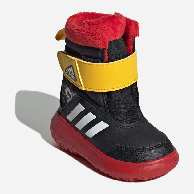Дитячі зимові чоботи-дутики для дівчинки adidas Winterplay Mickey I IG7190 22 Чорні (4066755827909) - зображення 3