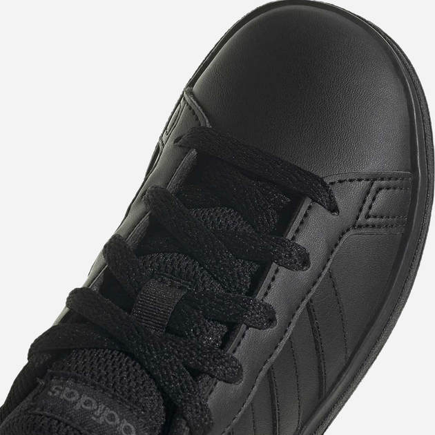 Підліткові кеди для хлопчика adidas Grand Court 2.0 K FZ6159 37.5 Чорні (4066746170083/5904862421056) - зображення 7