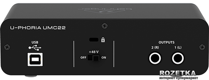 Аудиоинтерфейс Behringer UMC22 – фото, отзывы, характеристики в ...