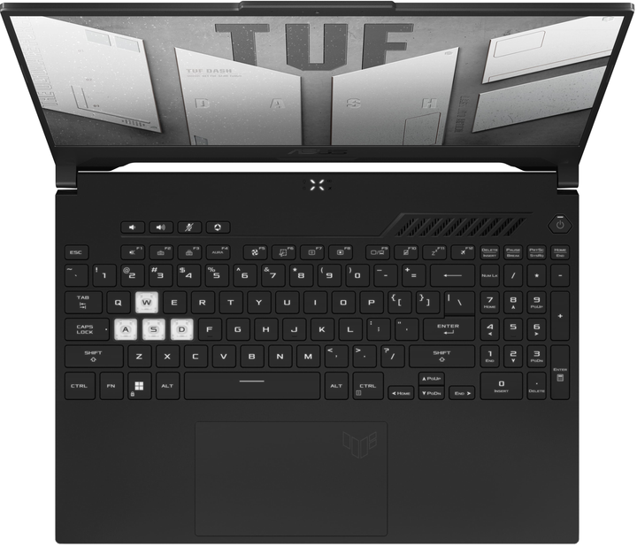 Ноутбук 15.6" ASUS TUF Dash F15 (FX517ZR) Gaming Intel Core i7-12650H RAM 16GB SSD 2TB GeForce RTX 3070 Win11 Алюминиевый корпус (UKR) - изображение 3