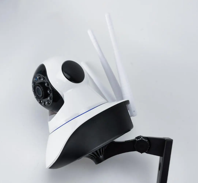 Поворотна панорамна IP камера Smart Q5 V380-Q5SY IP відеокамера Wi-Fi, IP камера V380-Q5T Wi-Fi 360 градусів - зображення 3