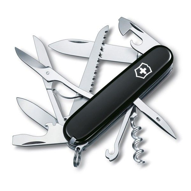 Комплект Victorinox Нож Huntsman 1.3713.3 + Чехол для ножа универсальный на липучке + Фонарь - зображення 2