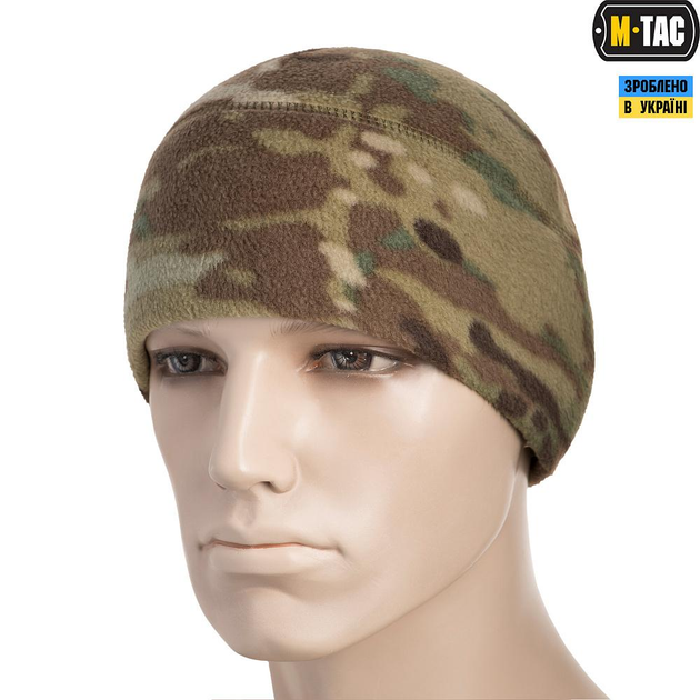 Зимова шапка M-Tac Watch Cap фліс (260г/м2) Multicam мультикам L - зображення 1