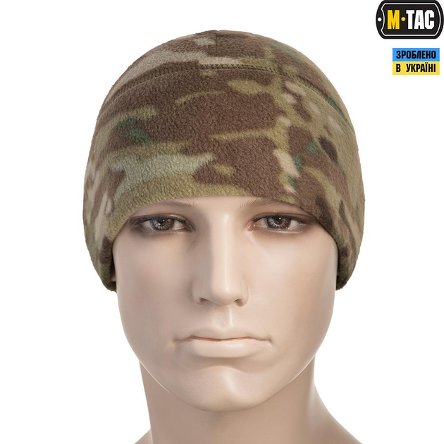 Зимова шапка M-Tac Watch Cap фліс (260г/м2) Multicam мультикам S - зображення 2