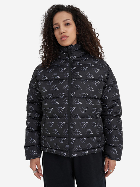 Акція на Куртка демісезонна жіноча Kappa Women's jacket 130258-B2 46-48 Чорна від Rozetka