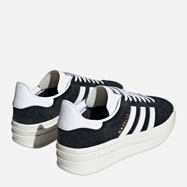 Sneakersy damskie na platformie adidas Originals Gazelle Bold HQ6912 (6.5UK) 40 Czarne (4066748973743) - obraz 5