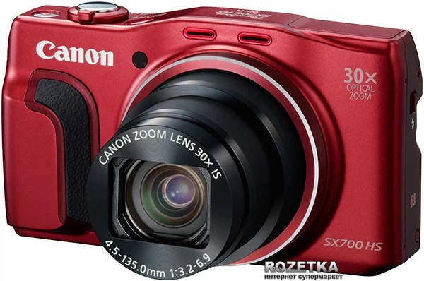 Фотоаппарат Canon Powershot SX700 HS IS Red c Wi-Fi (9339B013