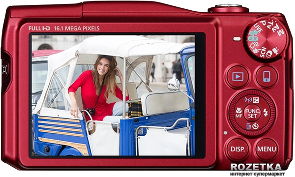Фотоапарат Canon Powershot SX700 HS IS Red c Wi-Fi (9339B013