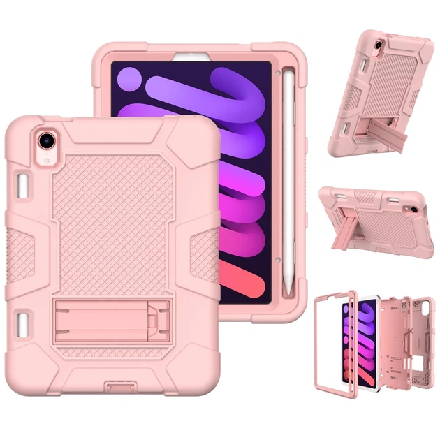 Чехол ARM Standart Apple iPad Mini 7 (2024) противоударный с откидной подставкой Pink - Фото 7 Чехол ARM Standart Apple iPad Mini 7 (2024) противоударный с откидной подставкой Pink - изображение 7