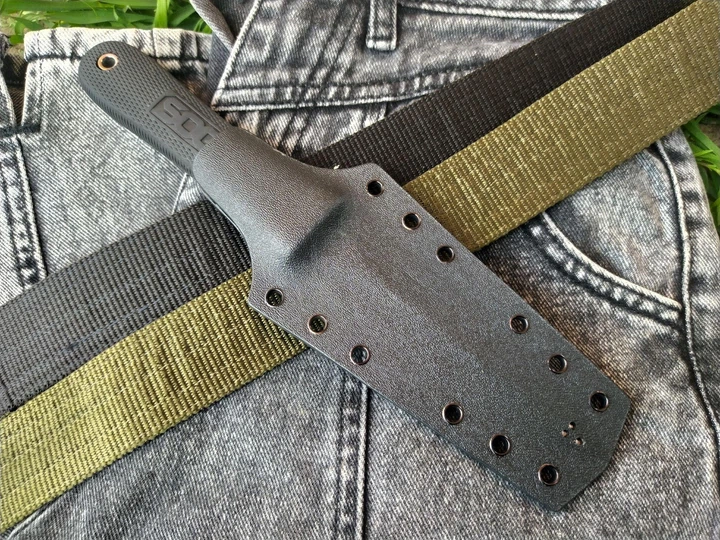 Чохол з кайдексу на ніж Sog Pentagon. Чорний. MOLLE LOK. - зображення 4