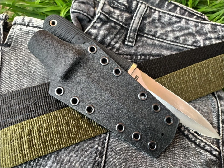 Чохол з кайдексу на ніж Sog Pentagon. Чорний. MOLLE LOK. - зображення 5