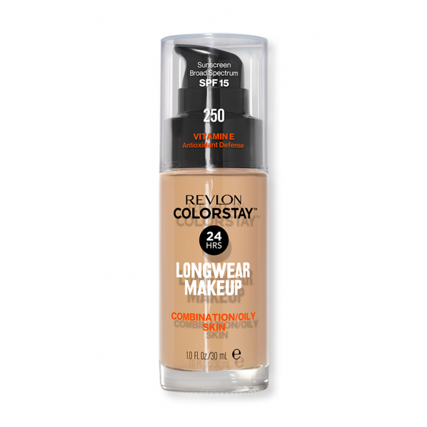 Тональний крем REVLON COLORSTAY MAKEUP (FOR COMBINATION/OILY SKIN) - 250 FRESH BEIGE-30мл. - Фото 1 Тональний крем REVLON COLORSTAY MAKEUP (FOR COMBINATION/OILY SKIN) - 250 FRESH BEIGE-30мл. - зображення 1