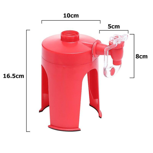 Дозатор-диспенсер для газированных напитков с краном Soda Dispenser мини кулер для пластиковой бутылки Красный (TG7061) - Фото 7 Дозатор-диспенсер для газированных напитков с краном Soda Dispenser мини кулер для пластиковой бутылки Красный (TG7061) - изображение 7