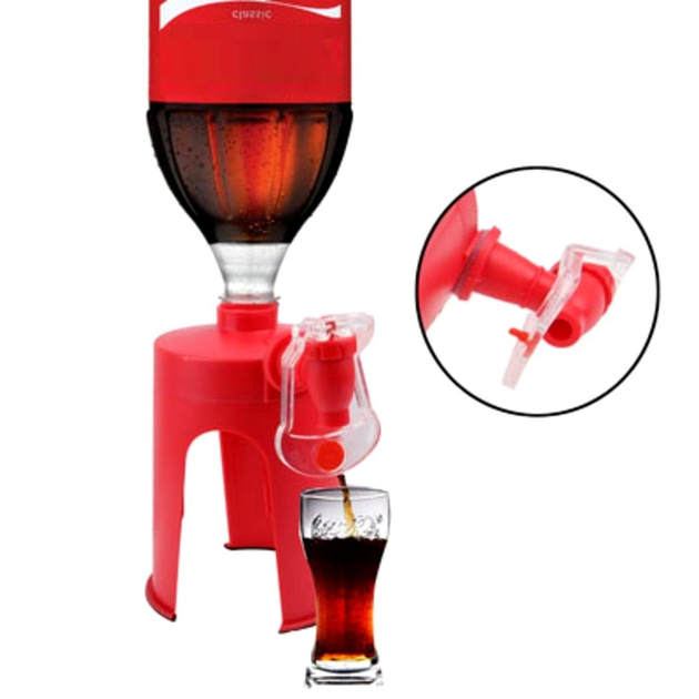 Дозатор-диспенсер для газированных напитков с краном Soda Dispenser мини кулер для пластиковой бутылки Красный (TG7061) - Фото 8 Дозатор-диспенсер для газированных напитков с краном Soda Dispenser мини кулер для пластиковой бутылки Красный (TG7061) - изображение 8