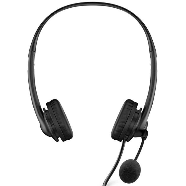 Провідні навушники з мікрофоном гарнітура HP Stereo G2 428H5AA USB Black - Фото 4 Провідні навушники з мікрофоном гарнітура HP Stereo G2 428H5AA USB Black - зображення 4