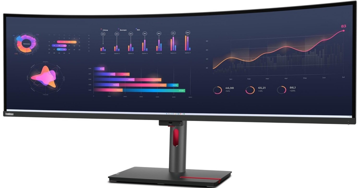 Монитор 49" Lenovo ThinkVision P49w-30 (63DBZAT1EU/63DBRAT1UA) - изображение 3