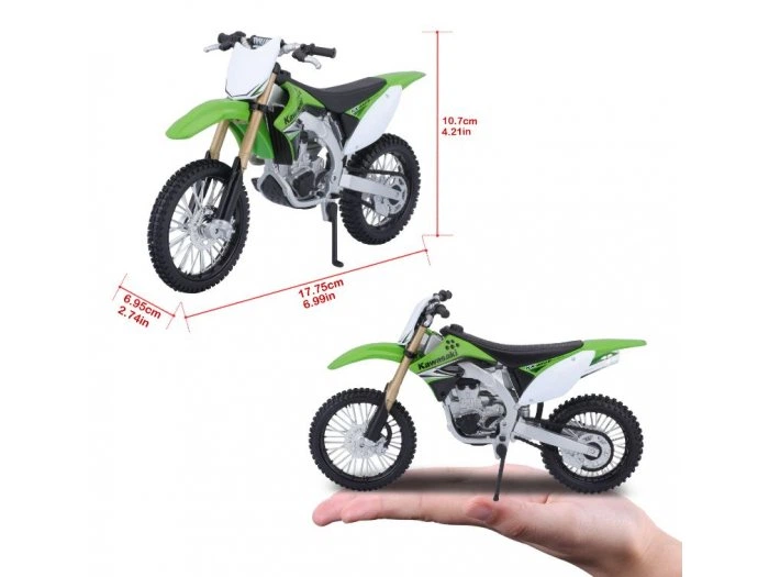 Мотоцикл металевий Kawasaki KX 450F, Maisto, 31101-08141 - зображення 2