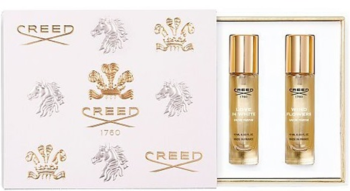 Zestaw miniatur damskich Creed Woda perfumowana Aventus 10 ml + Woda perfumowana Wind Flowers 10 ml + Woda perfumowana Love in White 10 ml (3508440251169) - obraz 2