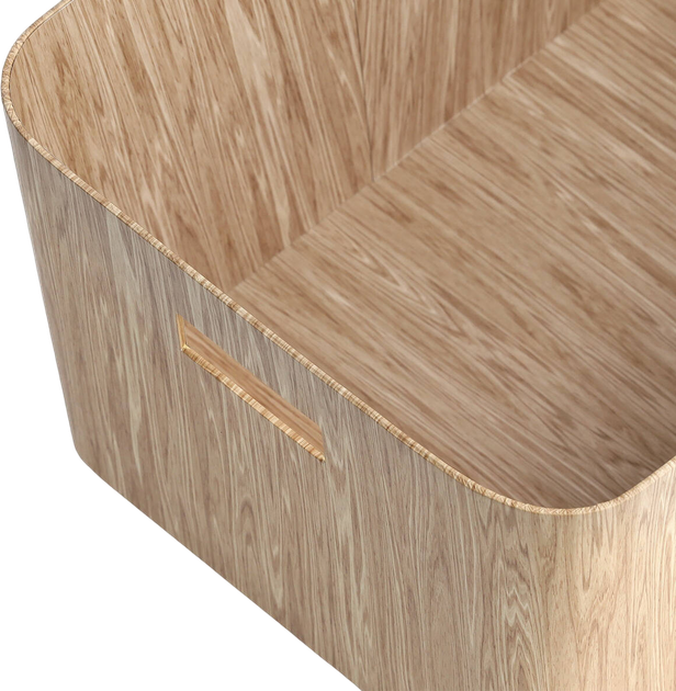 Коробка Zeller Wood з міцного картону 39.5 x 30.5 x 20 см (4003368144320) - зображення 3