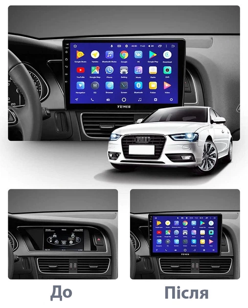 Авто магнитола Audi A4 A5 B8 2007-2016 на Android 12+ CarPlay 8 core Platform XyAuto (М-АА4л-10-М3) - изображение 3