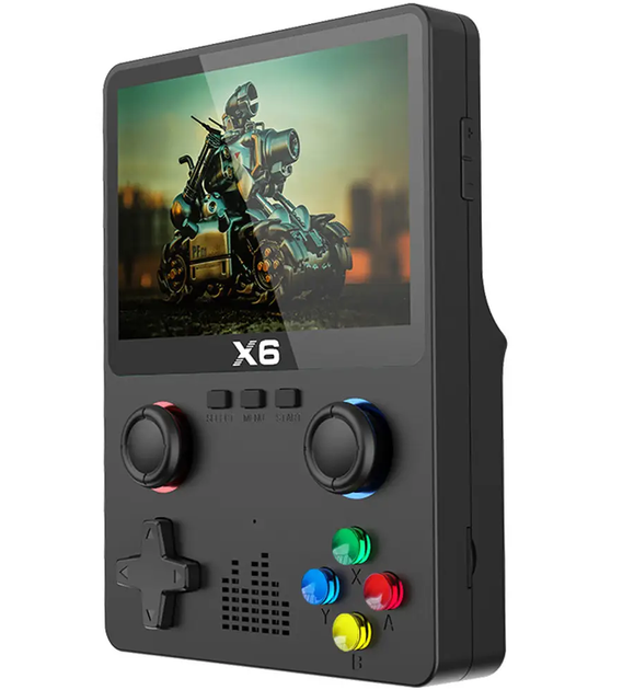 Игровая портативна ретро консоль приставка Game Boy X6 3.5" IPS - изображение 2