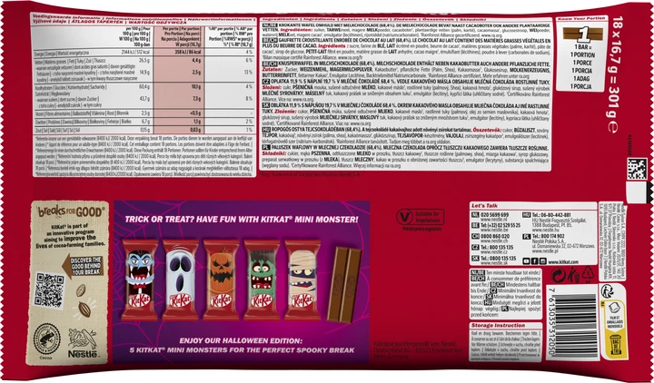 Набор мини-батончиков KitKat Мини Хэллоуин 301 г (7613035312050) - изображение 2