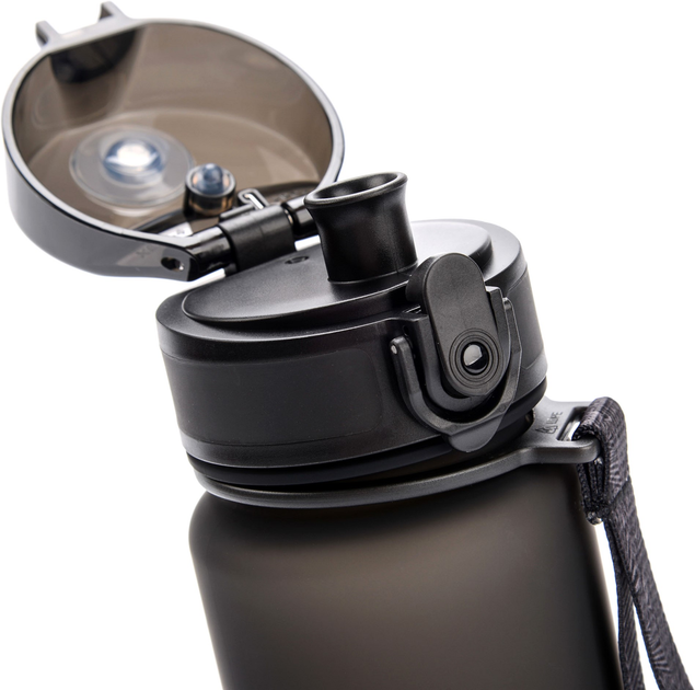 Bidon sportowy Meteor 74582 500 ml Czarny (5900724055889) - obraz 3