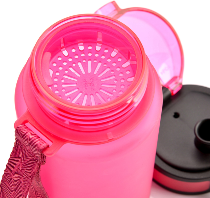 Bidon sportowy Meteor 74573 500 ml Różowy (5900724050792) - obraz 4