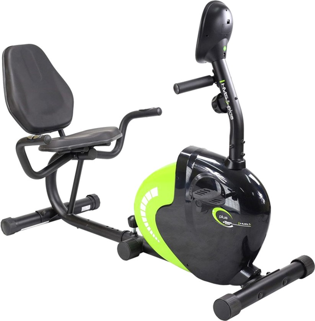 Rower treningowy HMS Plus R9259 magnetyczny Czarno-zielony (5907695503043) - obraz 3