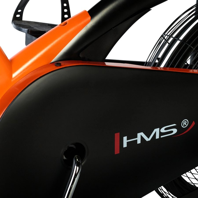 Rower treningowy HMS MP6540 Powietrzny Czarno-pomarańczowy (5907695536133) - obraz 8
