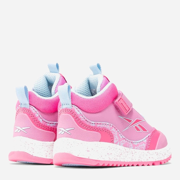 Дитячі шкіряні високі кросівки для дівчинки Reebok 100074974 26,5 Рожеві (1200143231906) - зображення 4