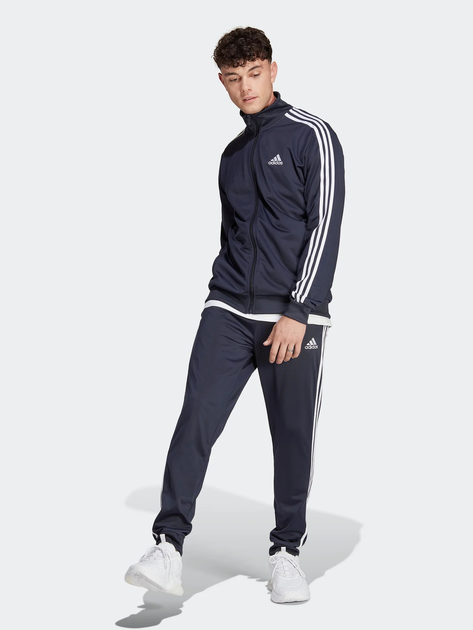 Komplet sportowy męski (bluza bez kaptura + spodnie) adidas HZ2220 L Granatowy (4066745439082) - obraz 1