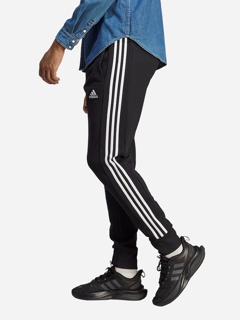 Spodnie dresowe męskie adidas M 3S Ft Tc Pt HA4337 M Czarne (4066745412955) - obraz 3