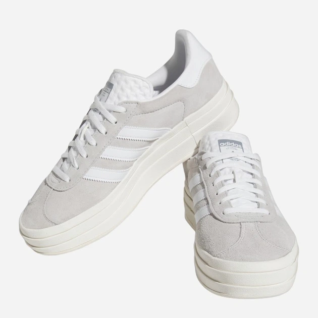 Жіночі кеди низькі adidas Originals Gazelle Bold HQ6893 (6UK) 39.5 Сірі (4066748981359) - зображення 4