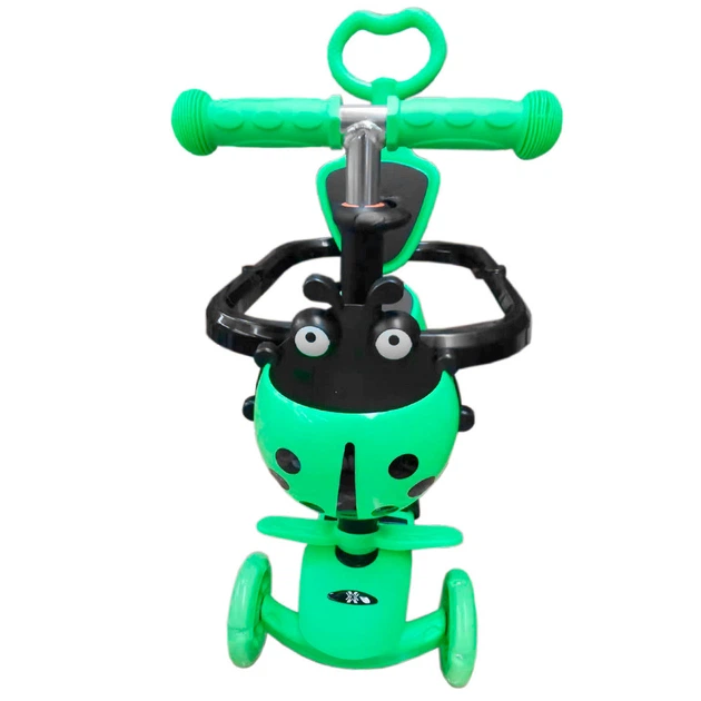 Дитячий самокат X-TREME KS-704-5W Зелений - изображение 2