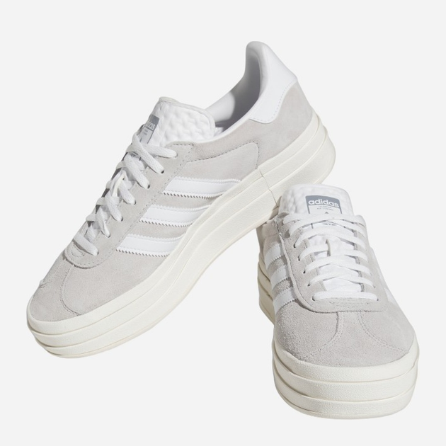Sneakersy damskie na platformie adidas Originals Gazelle Bold HQ6893 (5.5UK) 38.5 Szare (4066748981304) - obraz 4