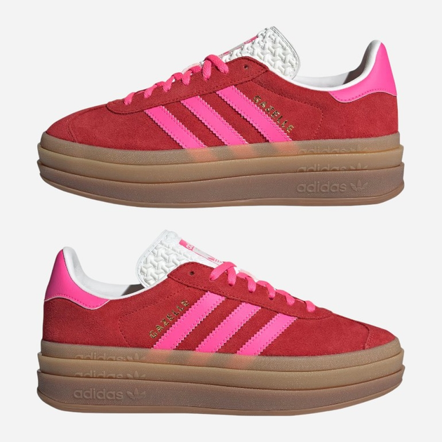 Sneakersy damskie na platformie adidas Originals Gazelle Bold W IH7496 (6.5UK) 40 Czerwone (4067889493671) - obraz 5